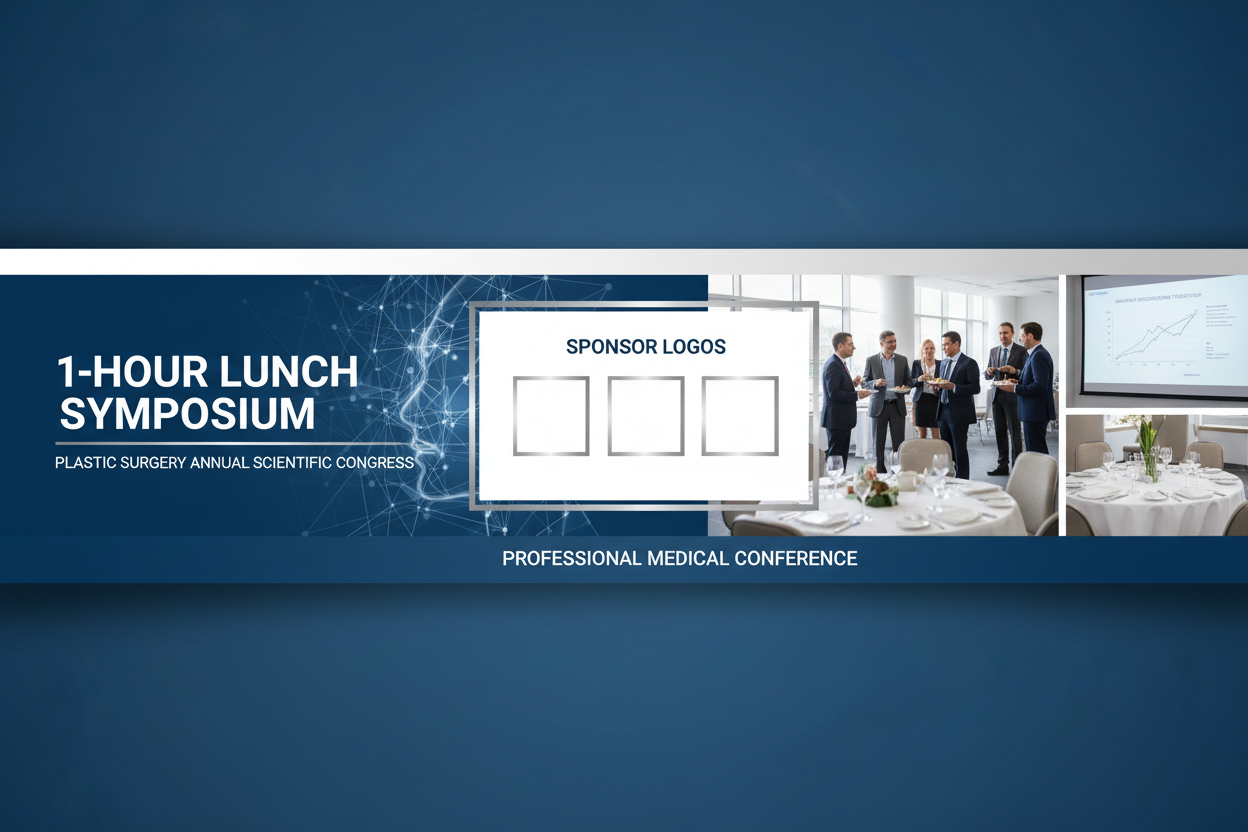trade sponsorship of 1 hour Lunch symposium at medical (plastic surgery) annual scientific congress